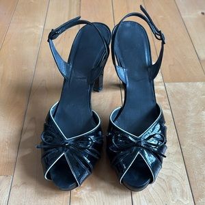 Stuart Weitzman slingback platform heels 8.5